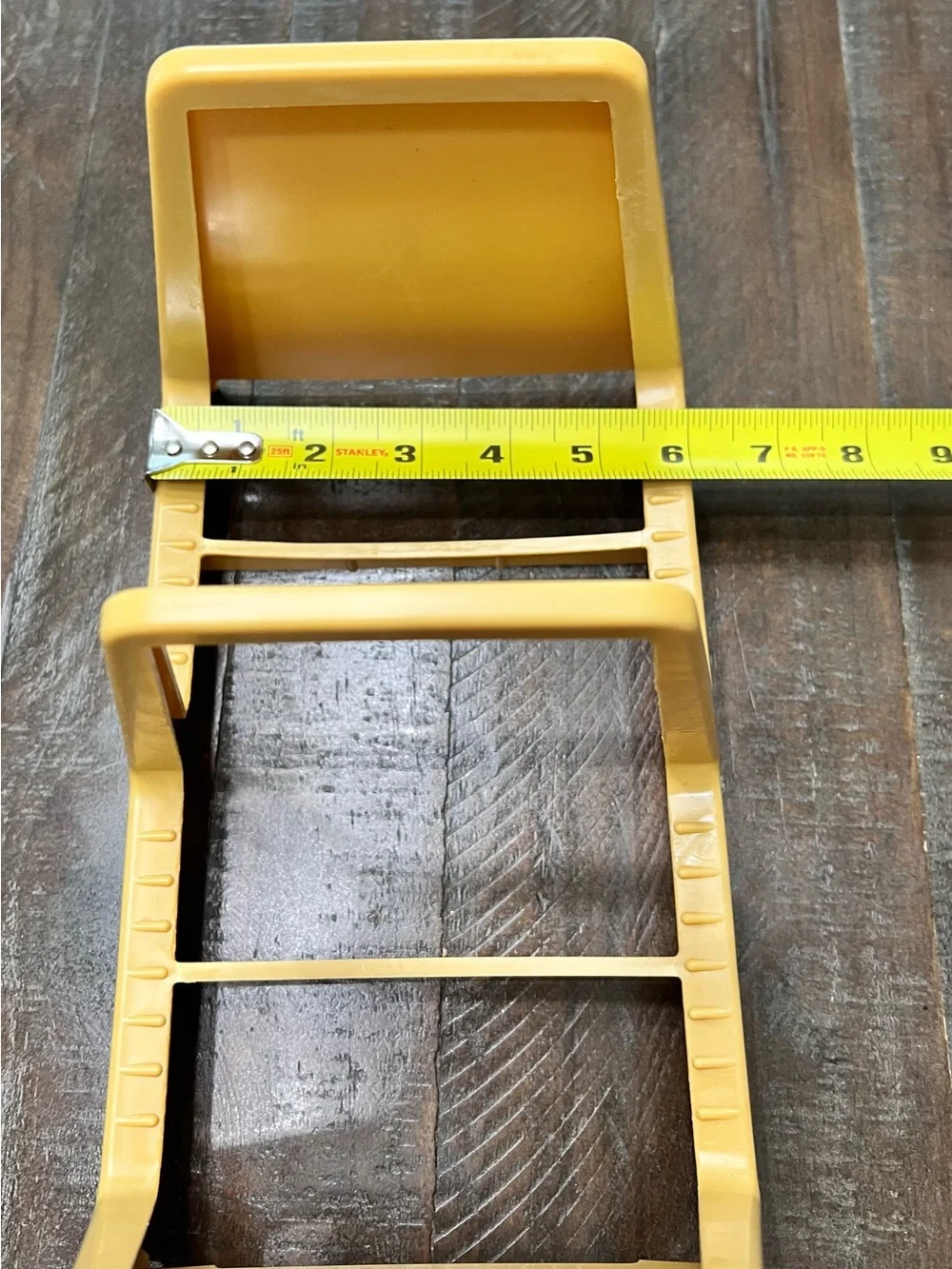 Vintage Rubbermaid Cabinet Organizer Harvest Gold Pot Lid Rack